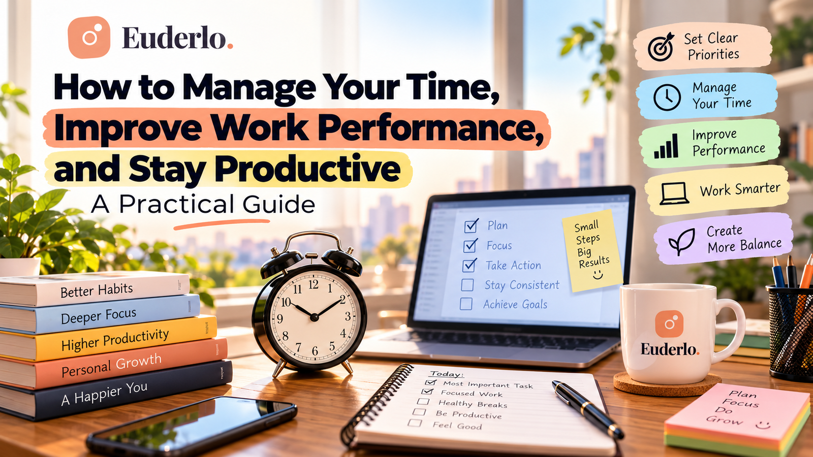 How to manage your time, improve work performance, and stay productive
